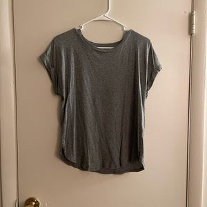 A new day gray shirt sleeve tee